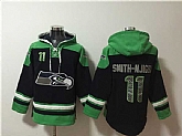 Men's Seattle Seahawks #11 Jaxon Smith-Njigba Black Ageless Must-Have Lace-Up Pullover Hoodie,baseball caps,new era cap wholesale,wholesale hats